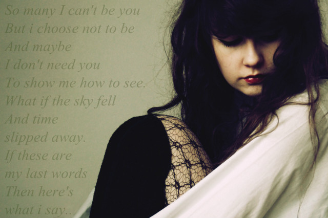 until I break.