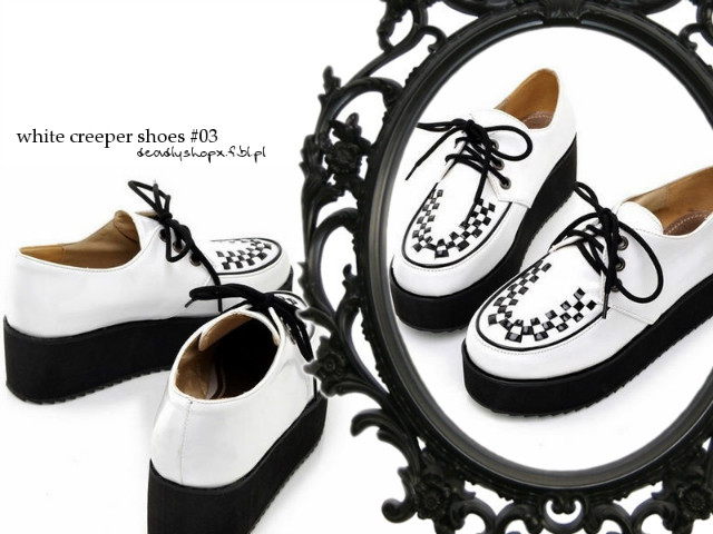 white creeper shoes #03