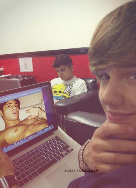 Liam i Zayn i Zayn xd 
