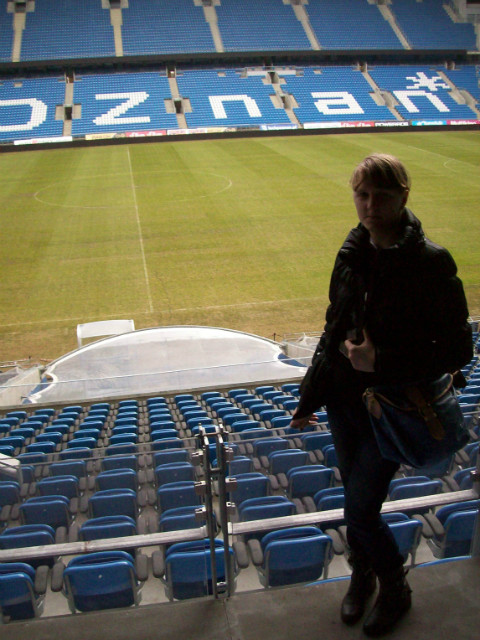 Takie z  zwiedzania stadionu 
