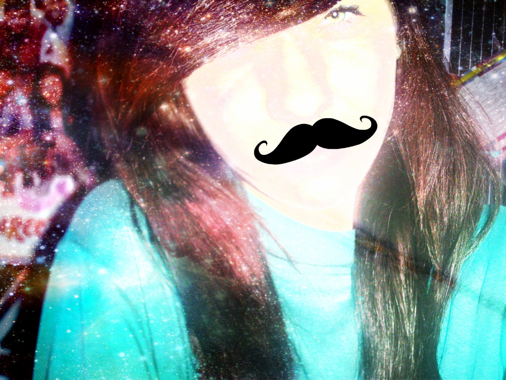 la moustache.