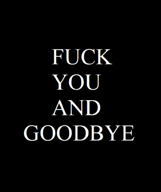 GOODBYE