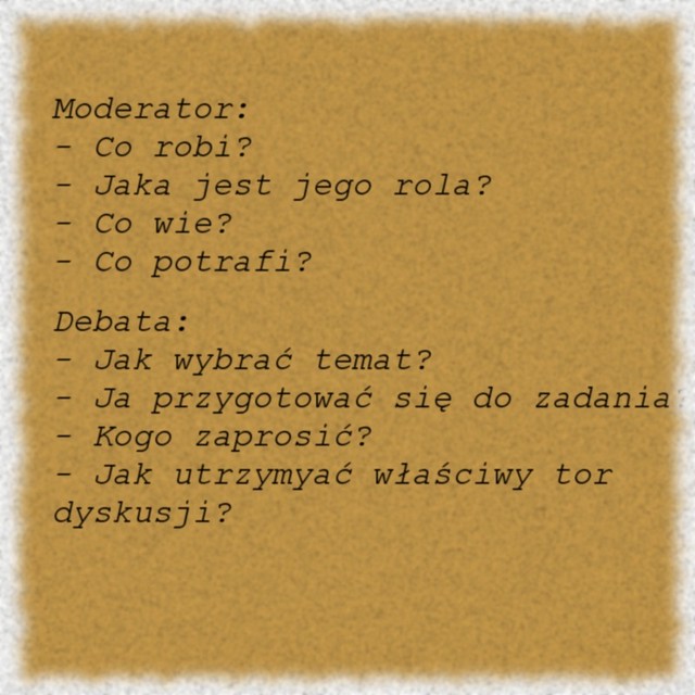 Warsztaty cd.