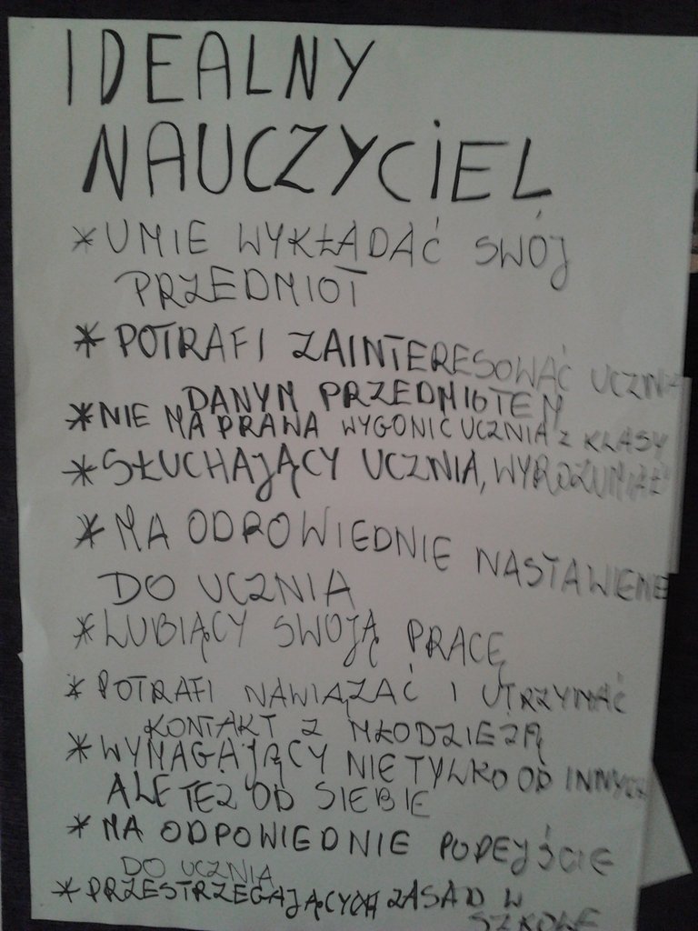 Idealny nauczyciel