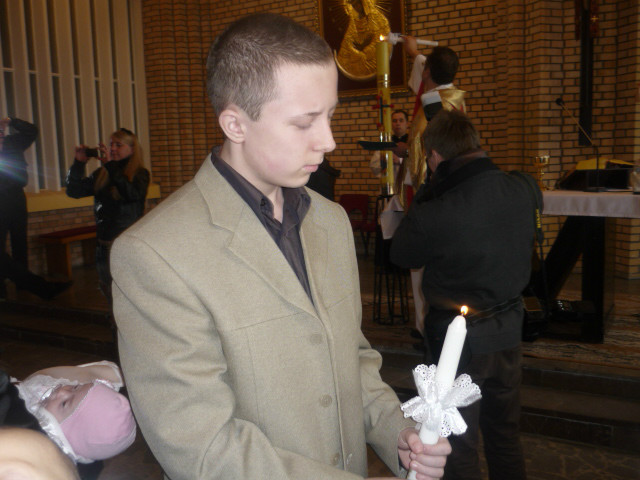 Hehe : > Ja jako chrzestny ; 