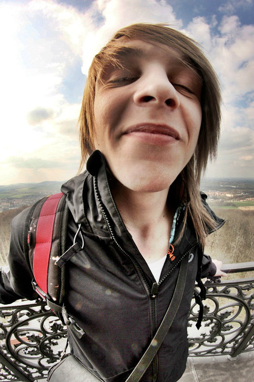 fisheye at the world.