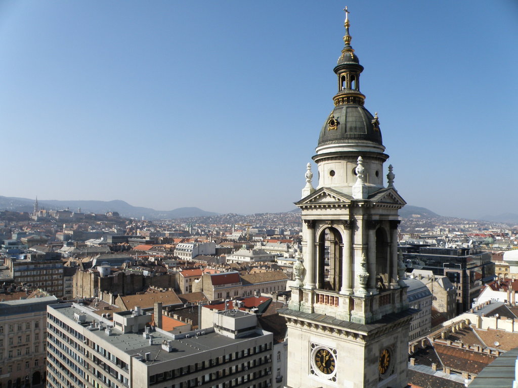 Widok z Szent Istvn Bazilika