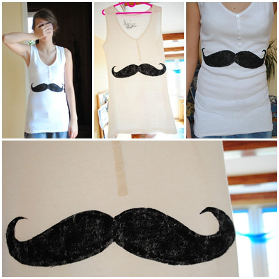 bokserka mustache!