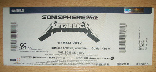 Sonisphere 2012