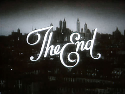 The End 