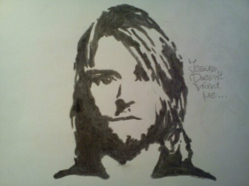 kurt Cobain w wersji wglem xd