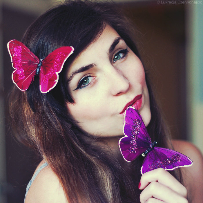Butterfly girl.