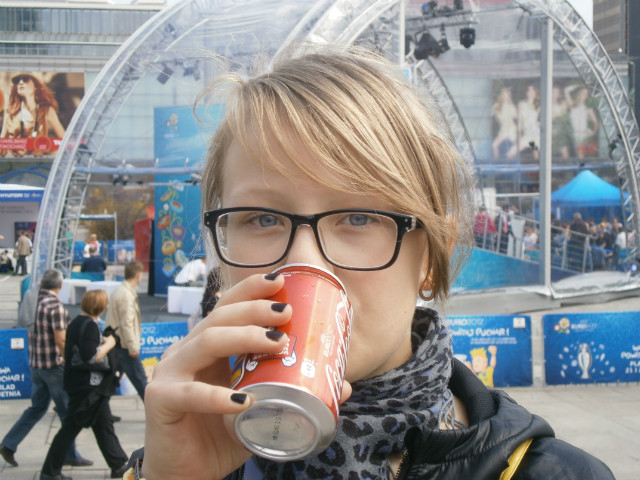 Zimna Coca-Cola 