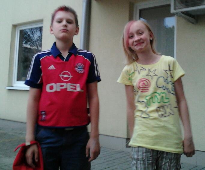 haha dwaj kibice.. troche z dolu