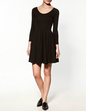 LITTLE BLACK DRESS ZARA