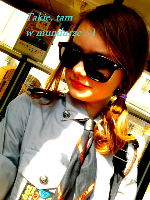 W tramwaju... ;-D