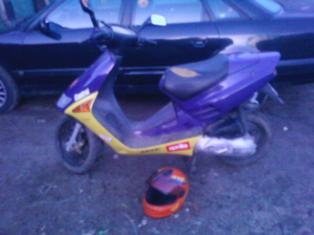Moja nowa Aprilia sr70
