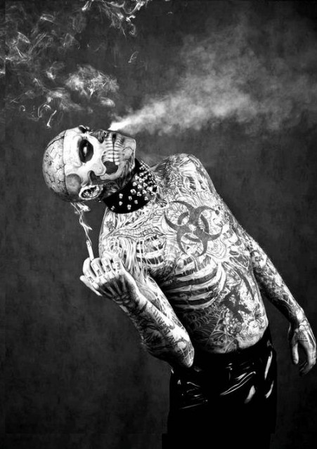 Zombie boy.