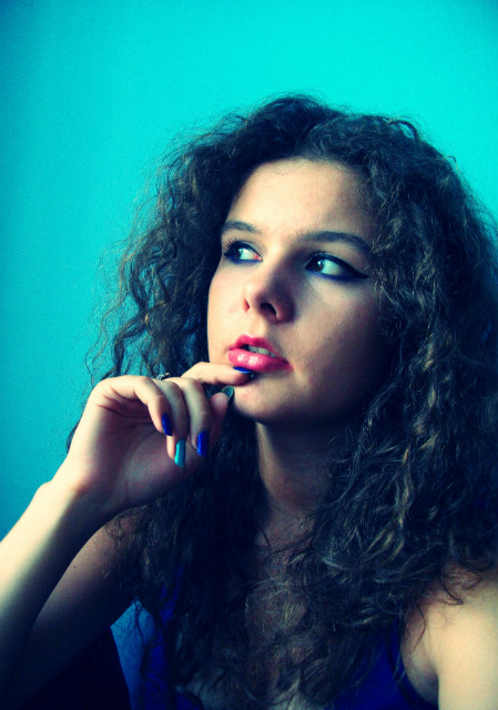 blue