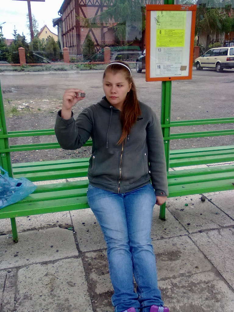 Sexi fotka z kamykiem.
