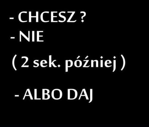 na pewno co si stanie.