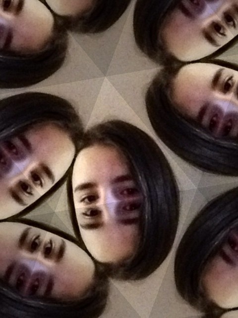 In kaleidoscope.