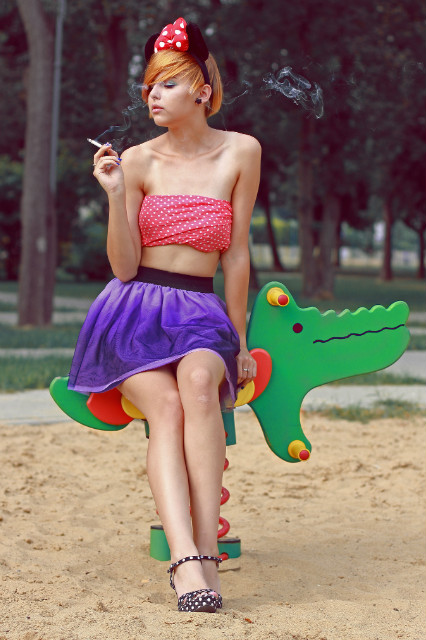 Dorose dzieci we mgle.