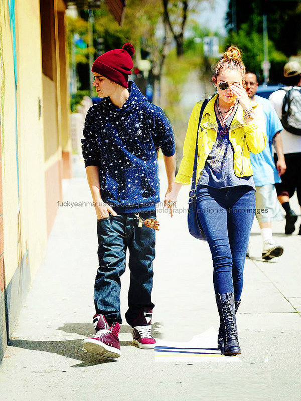 miley and biebs