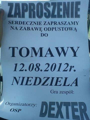 Odpust w Tomawie