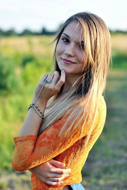 Orange Lace
