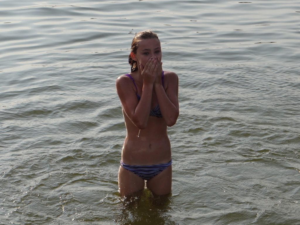 Naad jeziorkiem.....;**