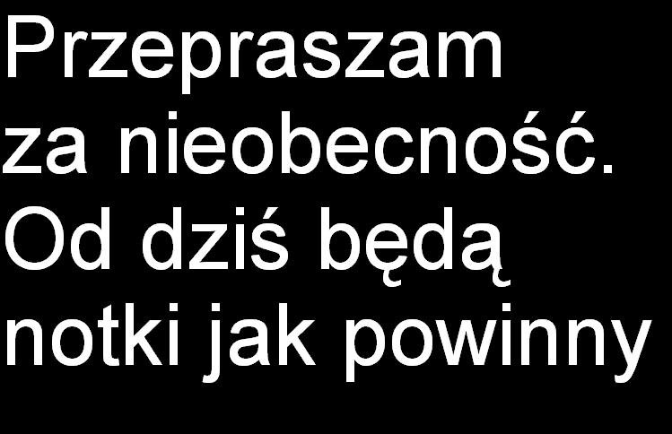 Przepraszam.