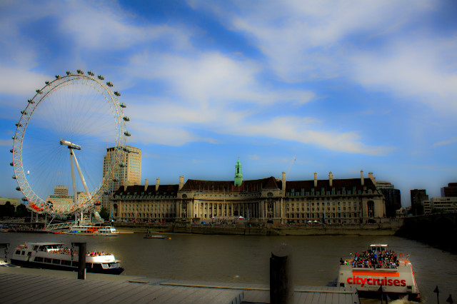 London Eye and Aquarium...