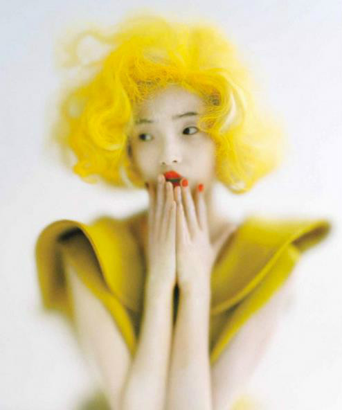 yellow.
