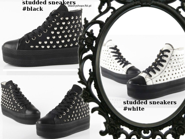 studded sneakers