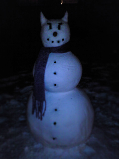 Evil snowman