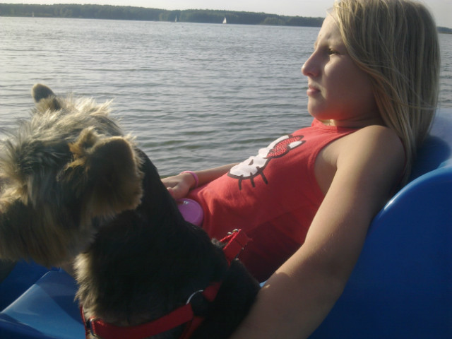 Na rowerku wodnym ;*