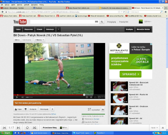 Link do walki w opisie :P