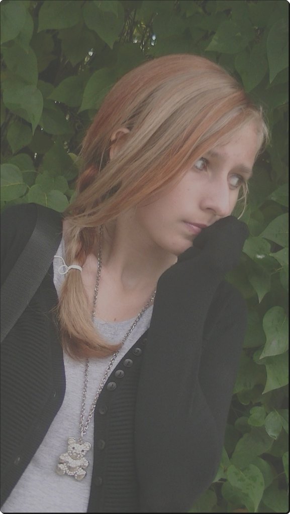 ; )