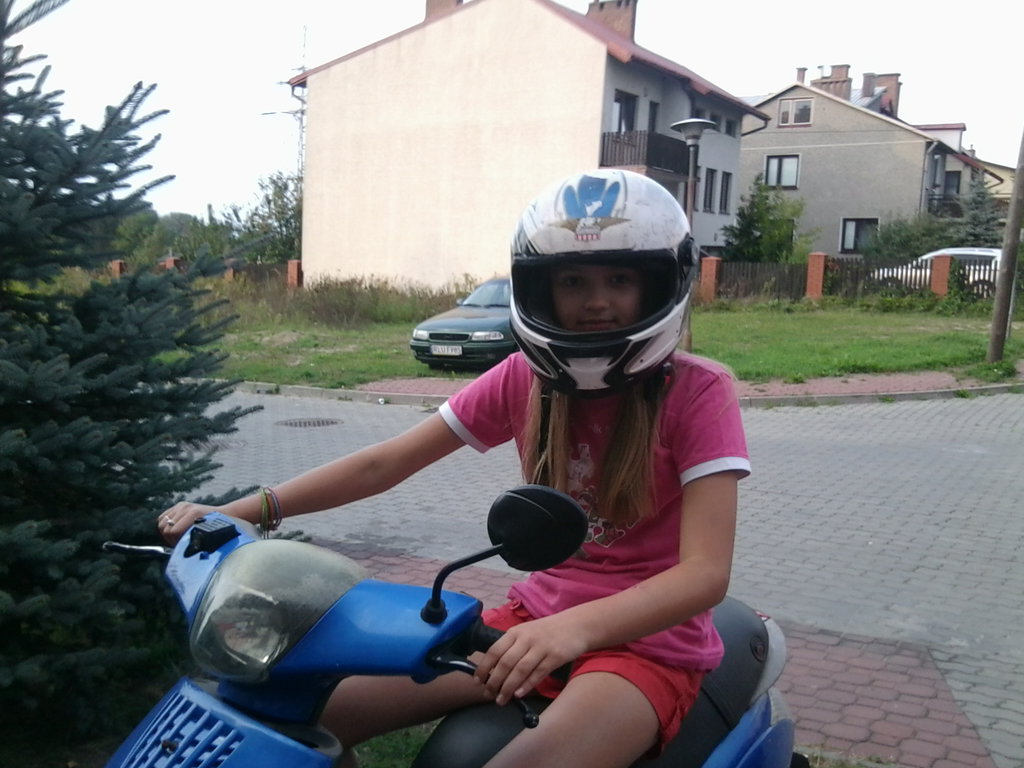 na skuterze xd