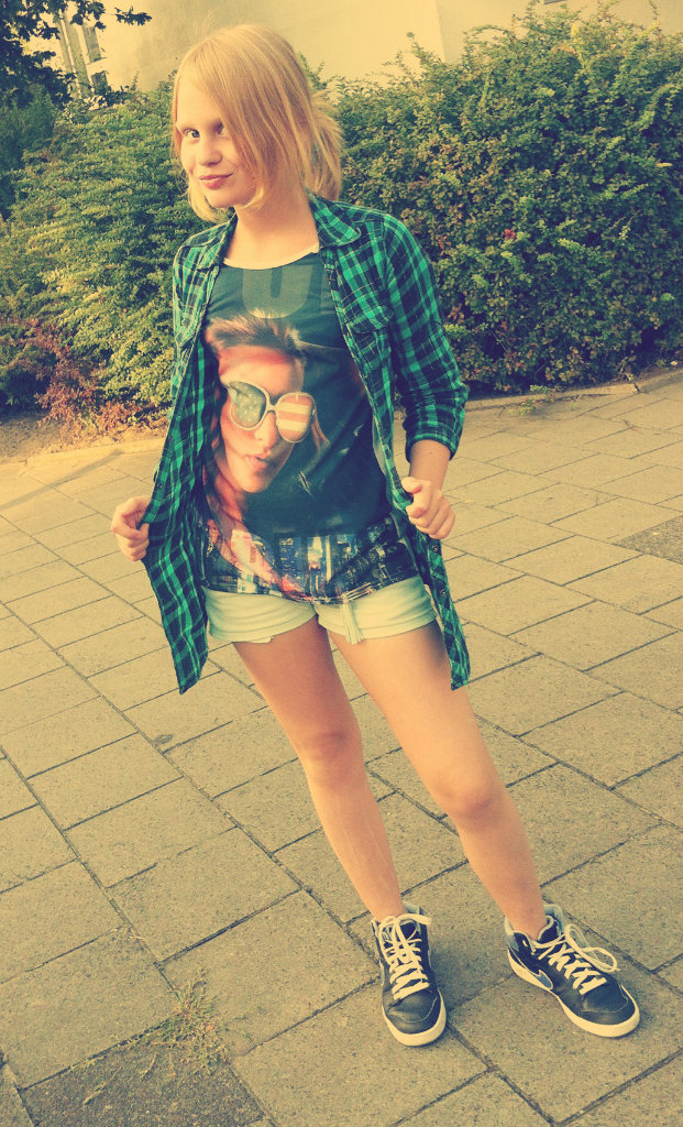 Fotka w czasie nudy na dworze;**