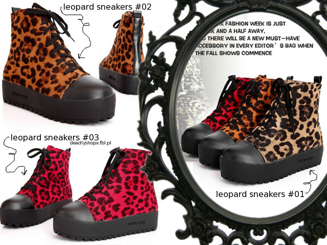 leopard sneakers