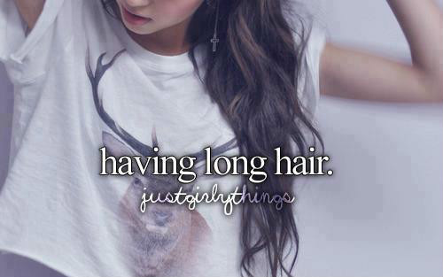 having long hair