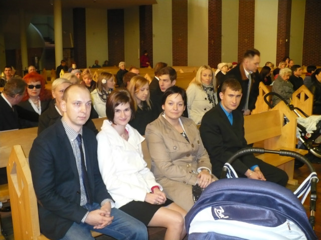 na chrzcie :D