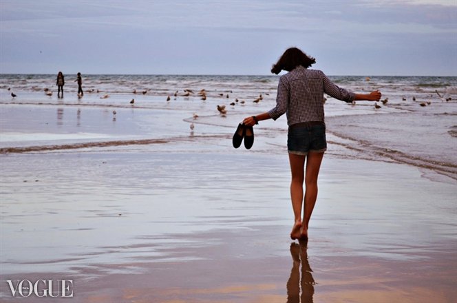 Walk on the beach.