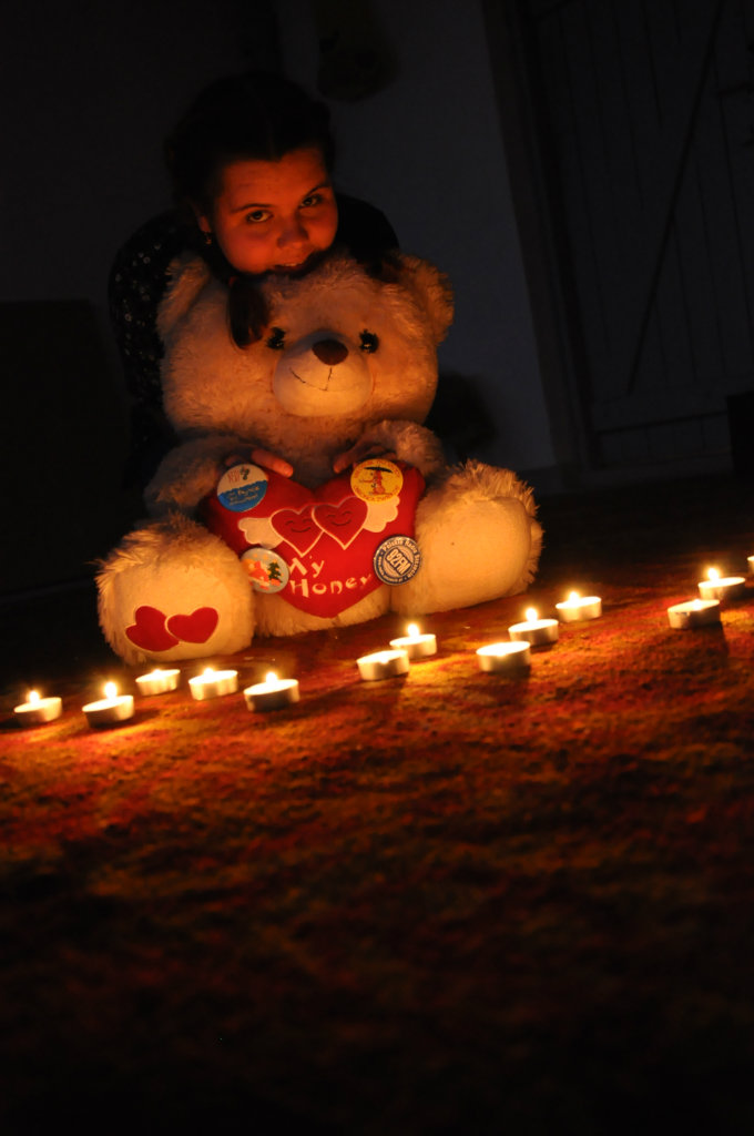 The light in the dark.