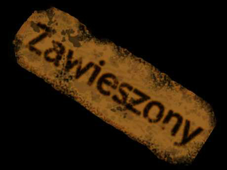 zawieszony.