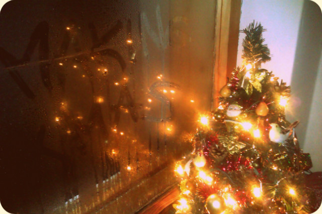making christmas.
