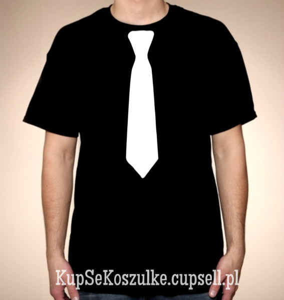 koszulka z krawatem
