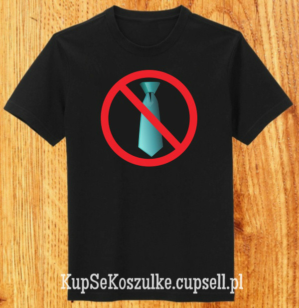 koszulka krawat zakaz